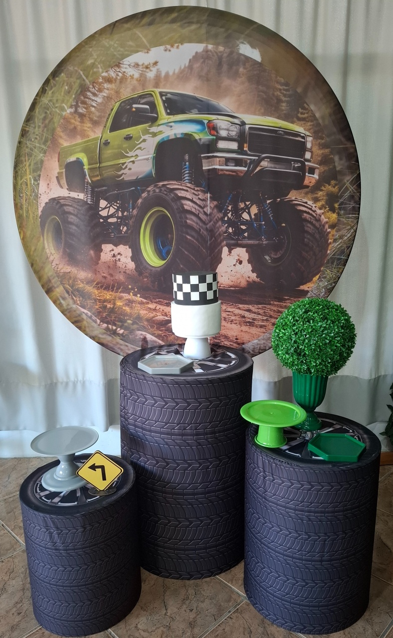Monster Truck Kit Bronze - Quel festas ateliê