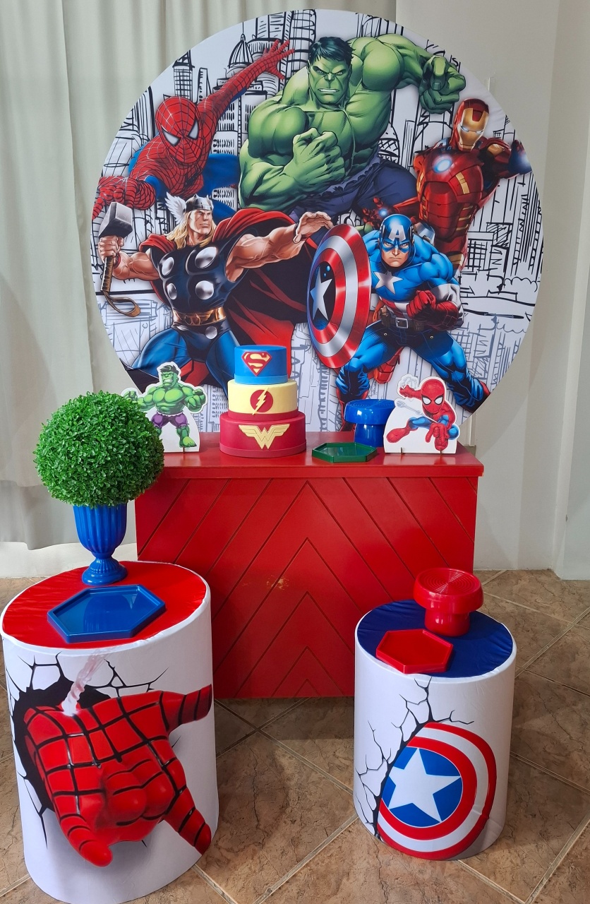 Super Heróis Kit Prata - Quel festas ateliê