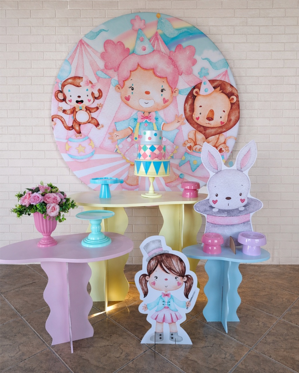 Circo Kit Prata - Quel festas ateliê