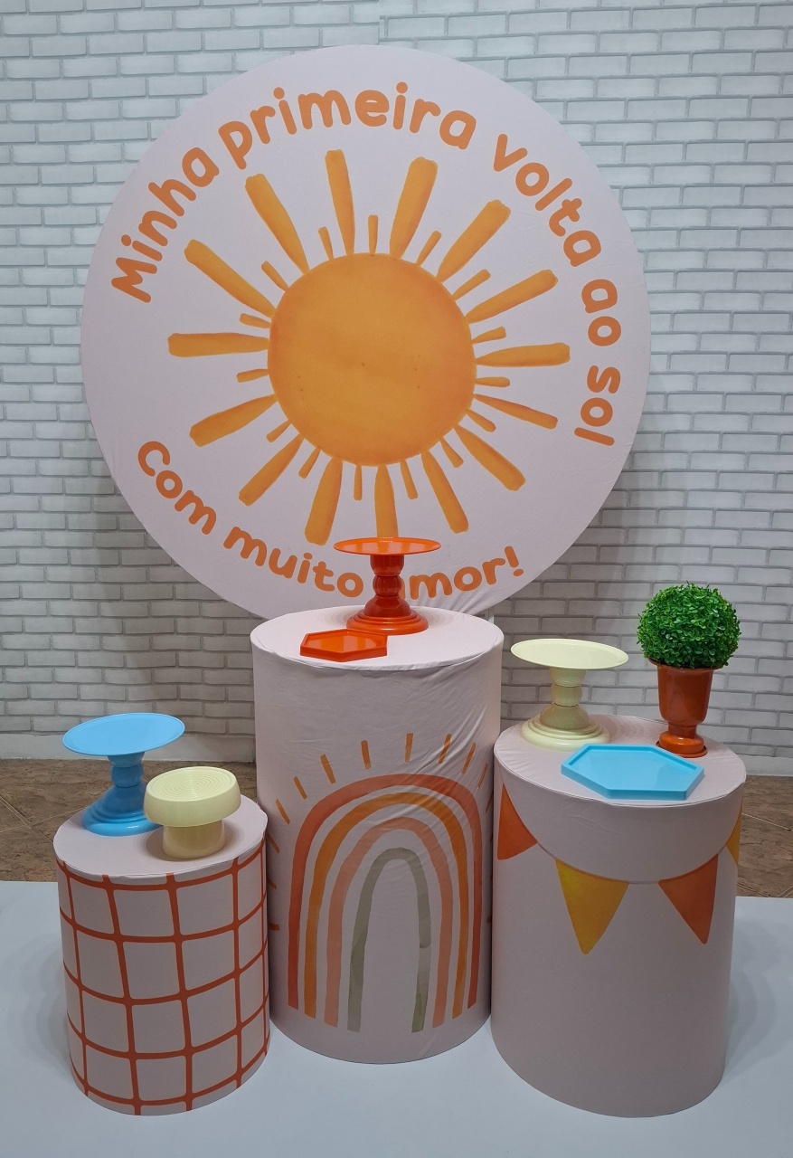 Minha Primeira Volta Ao Sol Kit Bronze - Quel festas ateliê