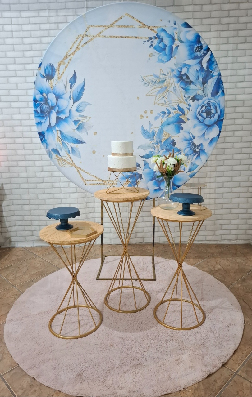 Floral Azul - Quel festas ateliê