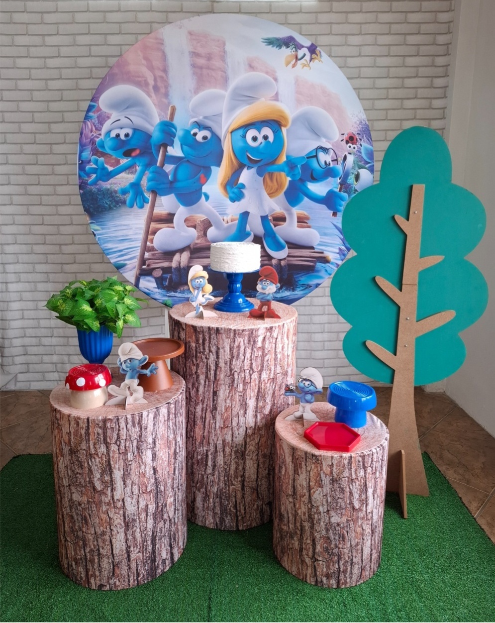 Smurfs Kit Bronze  - Quel festas ateliê