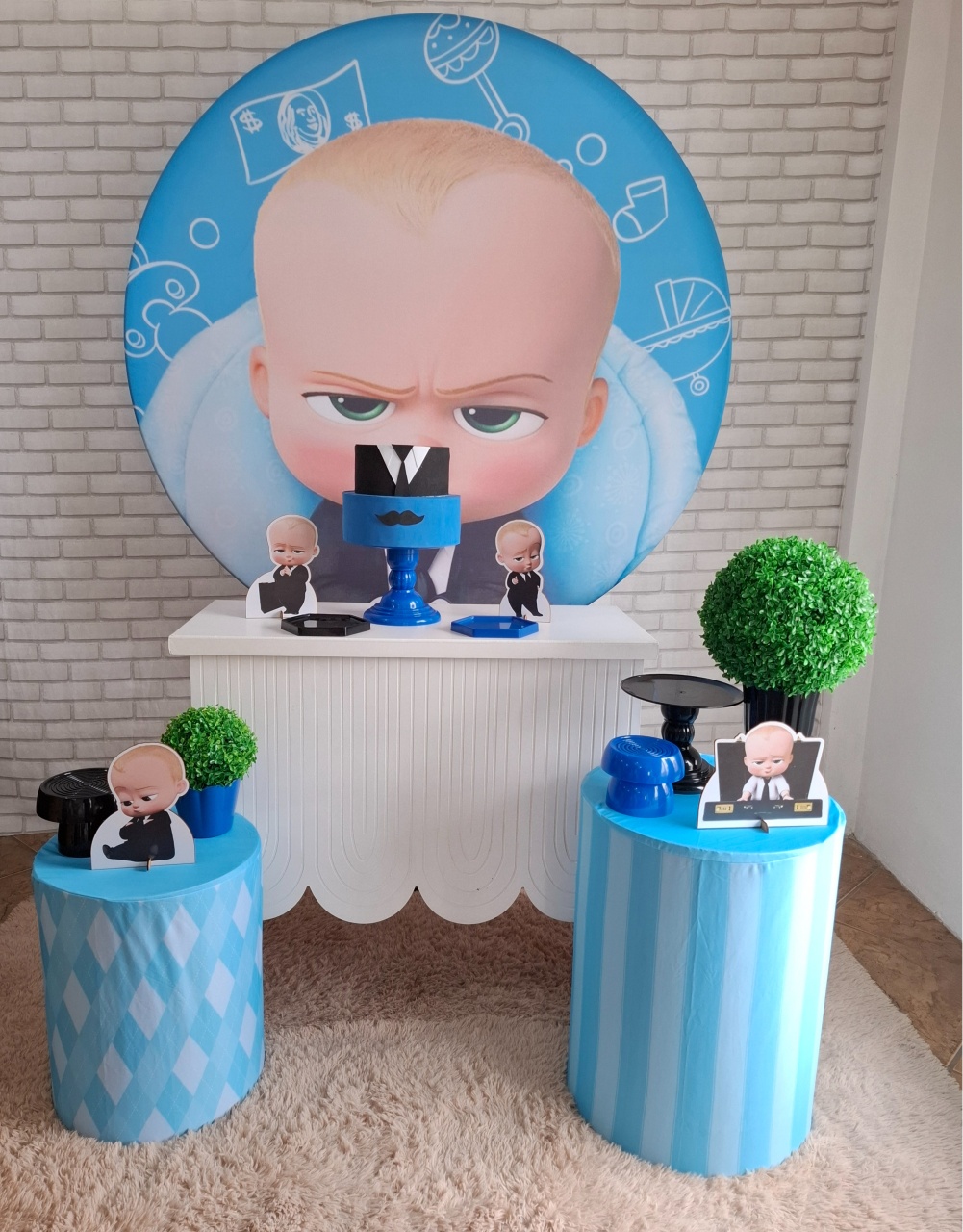 Poderoso Chefinho Mesa Kit Prata - Quel festas ateliê