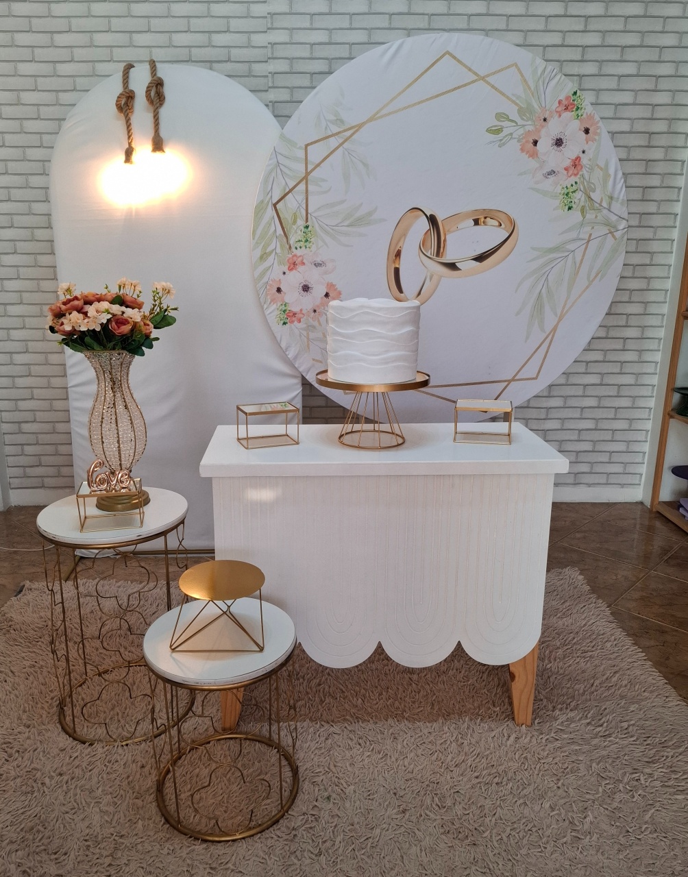 Casamento Branco Alianças - Quel festas ateliê