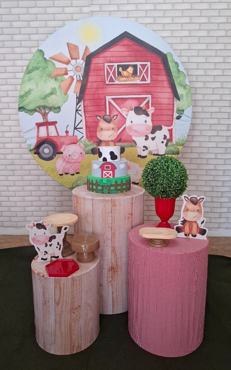 Fazendinha Vermelha Kit Bronze  - Quel festas ateliê