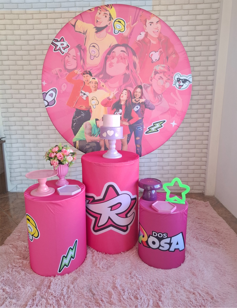 dos Rosa Kit Bronze - Quel festas ateliê