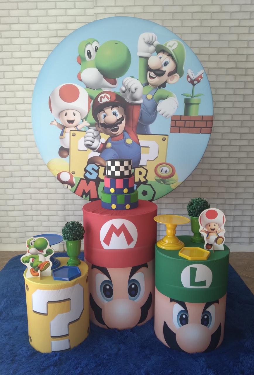 Super Mario Kit Bronze - Quel festas ateliê