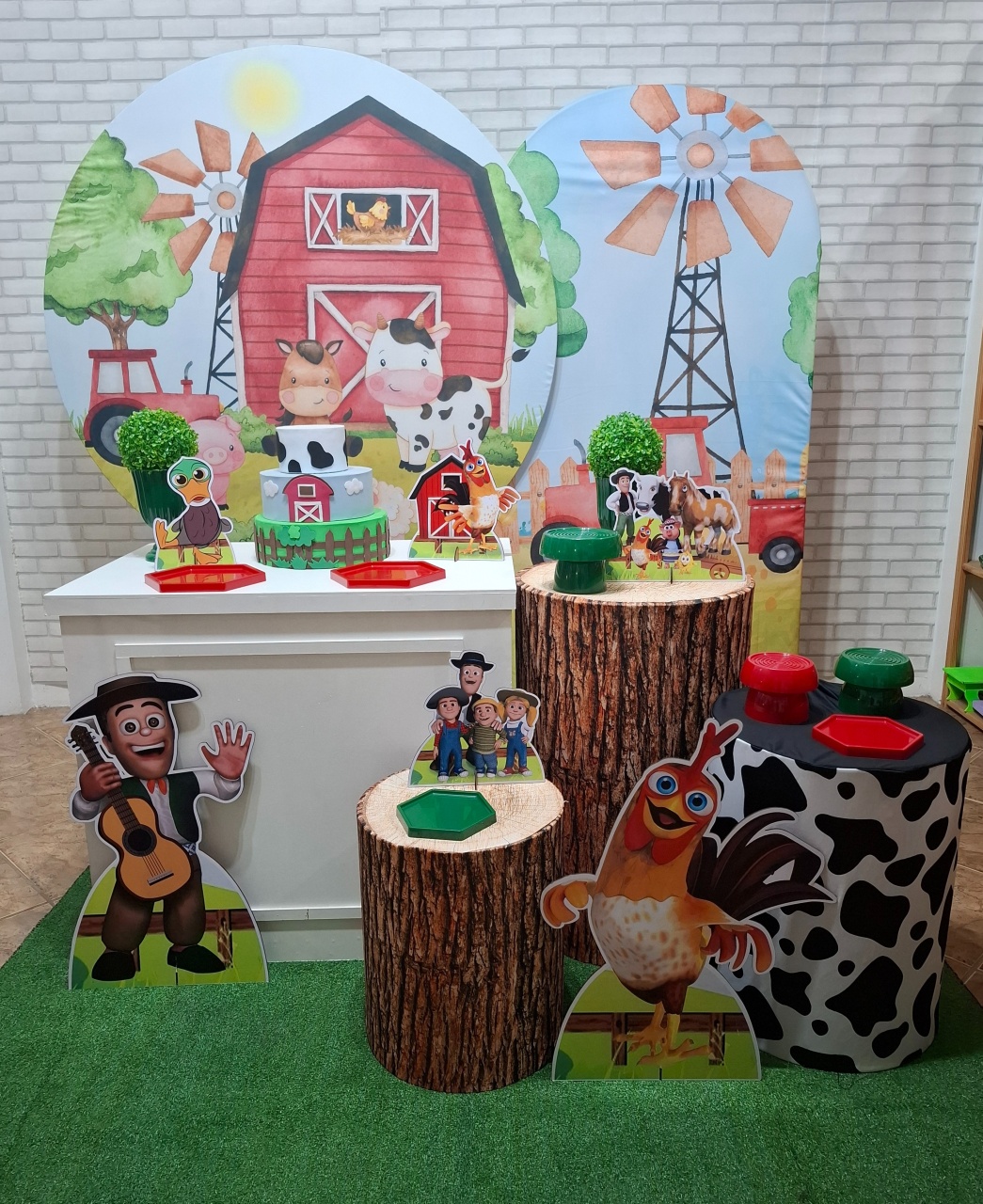 Fazendinha Zenon Kit Ouro  - Quel festas ateliê