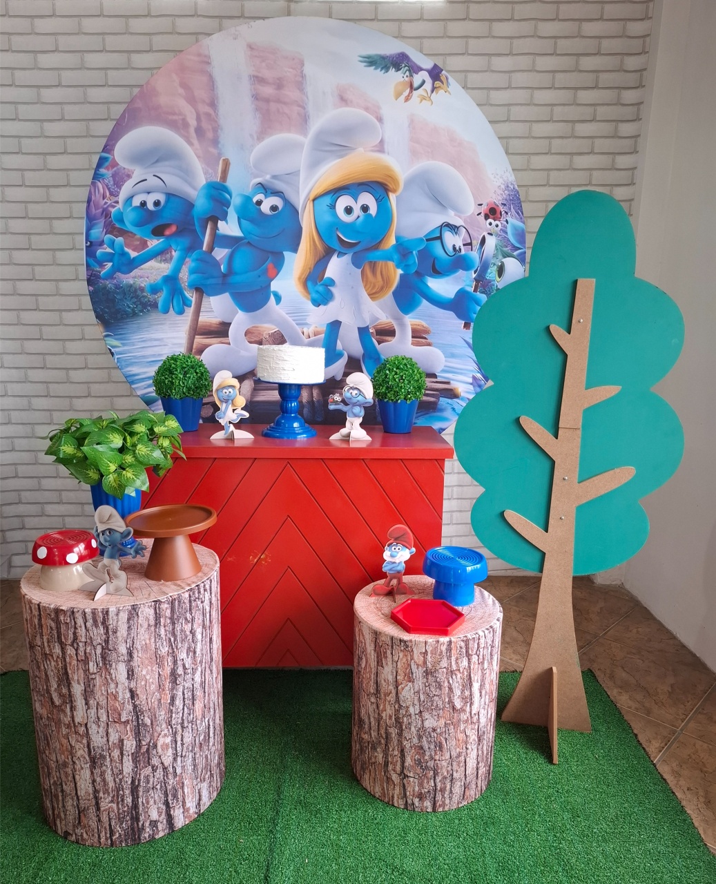 Smurfs Kit Prata - Quel festas ateliê