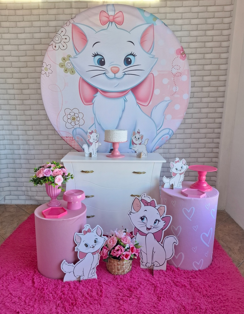 Gatinha Marie Kit Prata - Quel festas ateliê