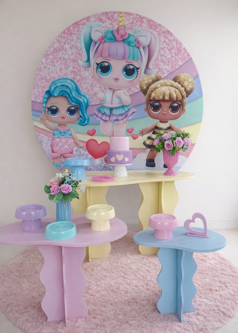Lol Surprise Kit Prata - Quel festas ateliê