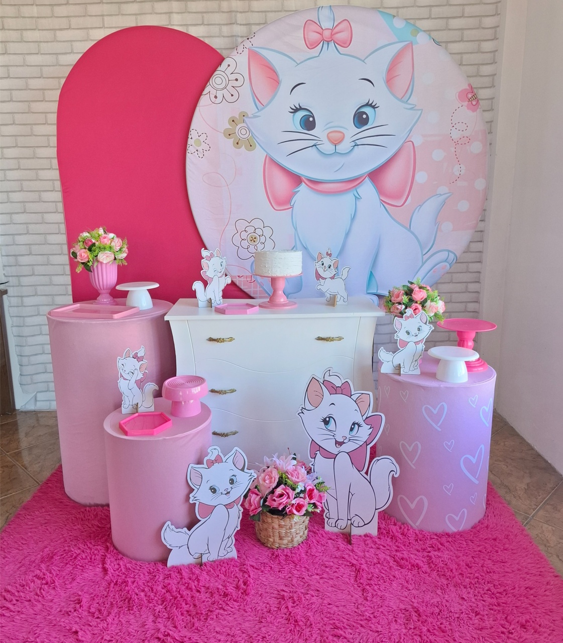 Gatinha Marie Kit Ouro - Quel festas ateliê