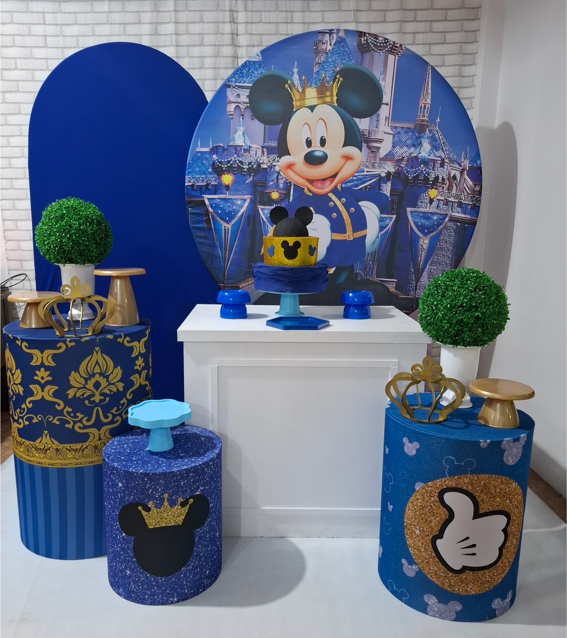 Mickey Principe Kit Ouro - Quel festas ateliê