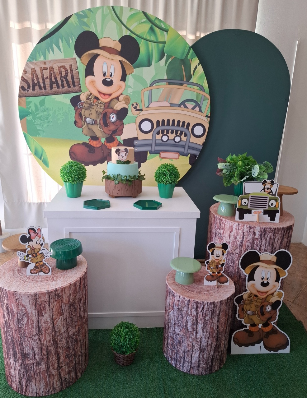 Mickey Safari Kit Ouro - Quel festas ateliê