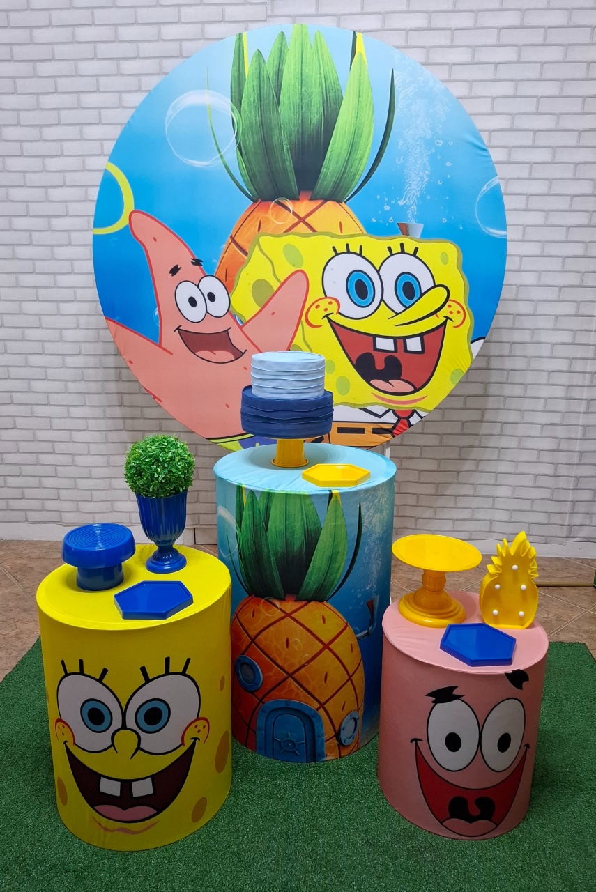 Bob Esponja Kit Bronze - Quel festas ateliê