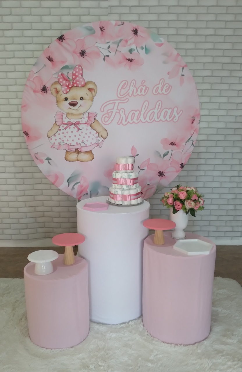 Ursa Rosa Kit Básico  - Quel festas ateliê
