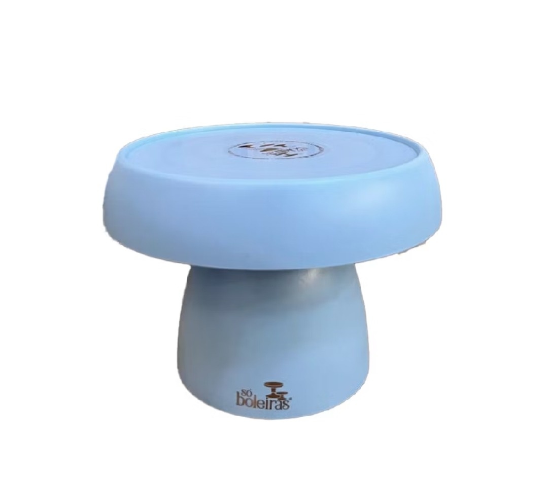 Bandejas Cogumelo M Azul Bebê  - Kecafestas 