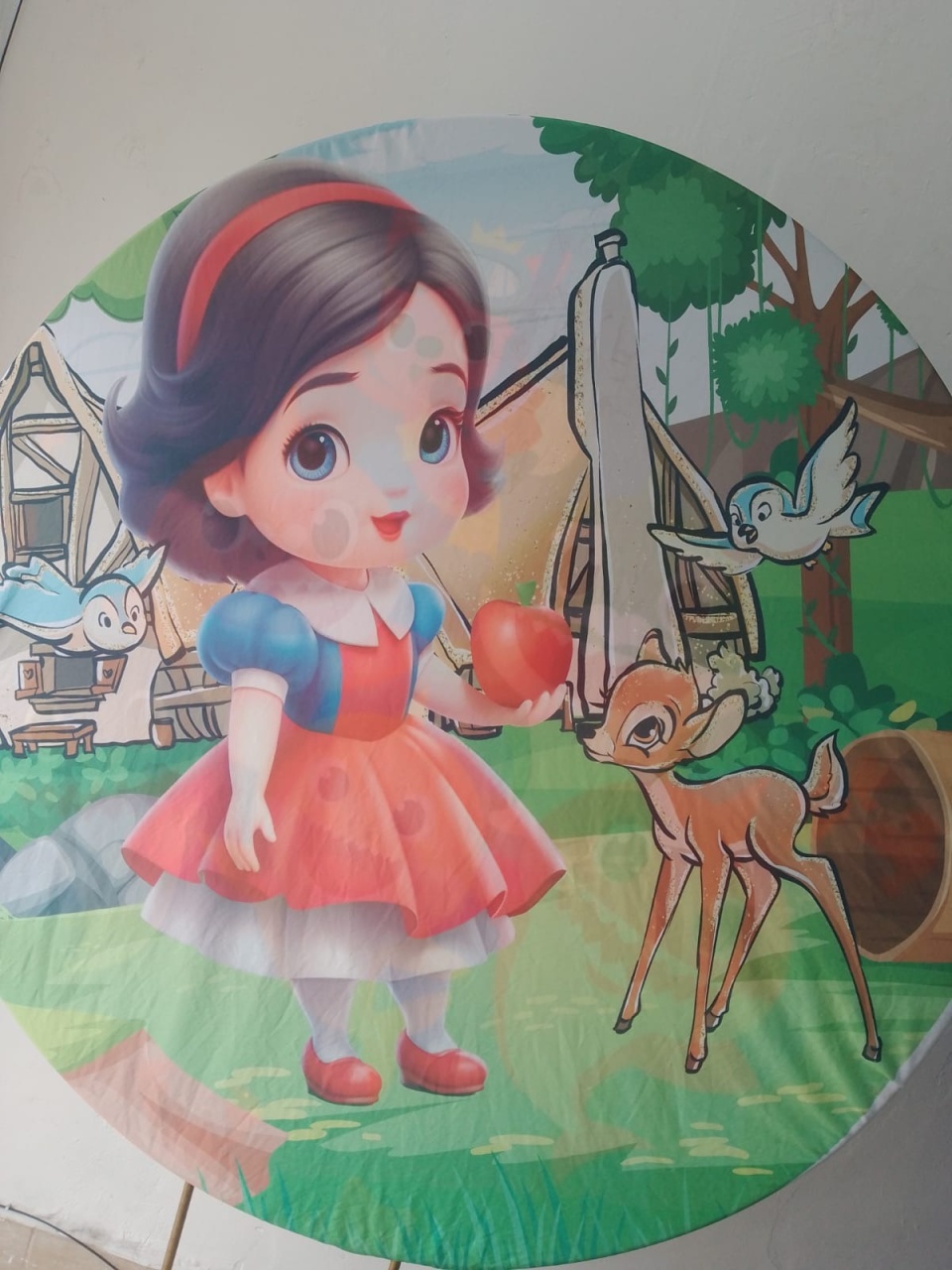 Painel Sublimado Chapeuzinho Vermelho Cute  - Kecafestas 