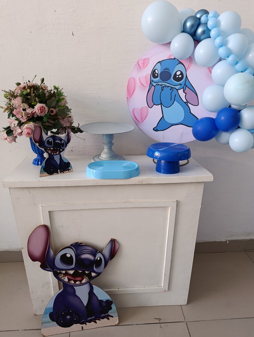 Kit Só Um Bolinho Stitch Com Mesas  - Kecafestas 