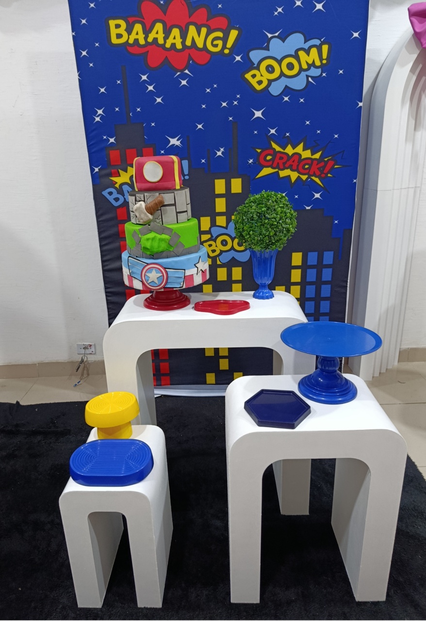 Kit Heróis Mesa U - Kecafestas 