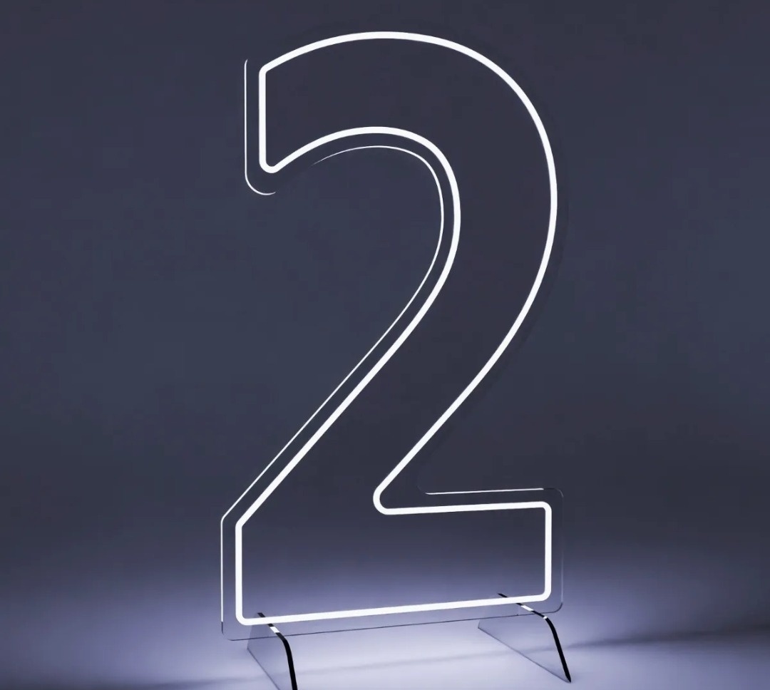 Número 2 - 50 Cm  - Kecafestas 