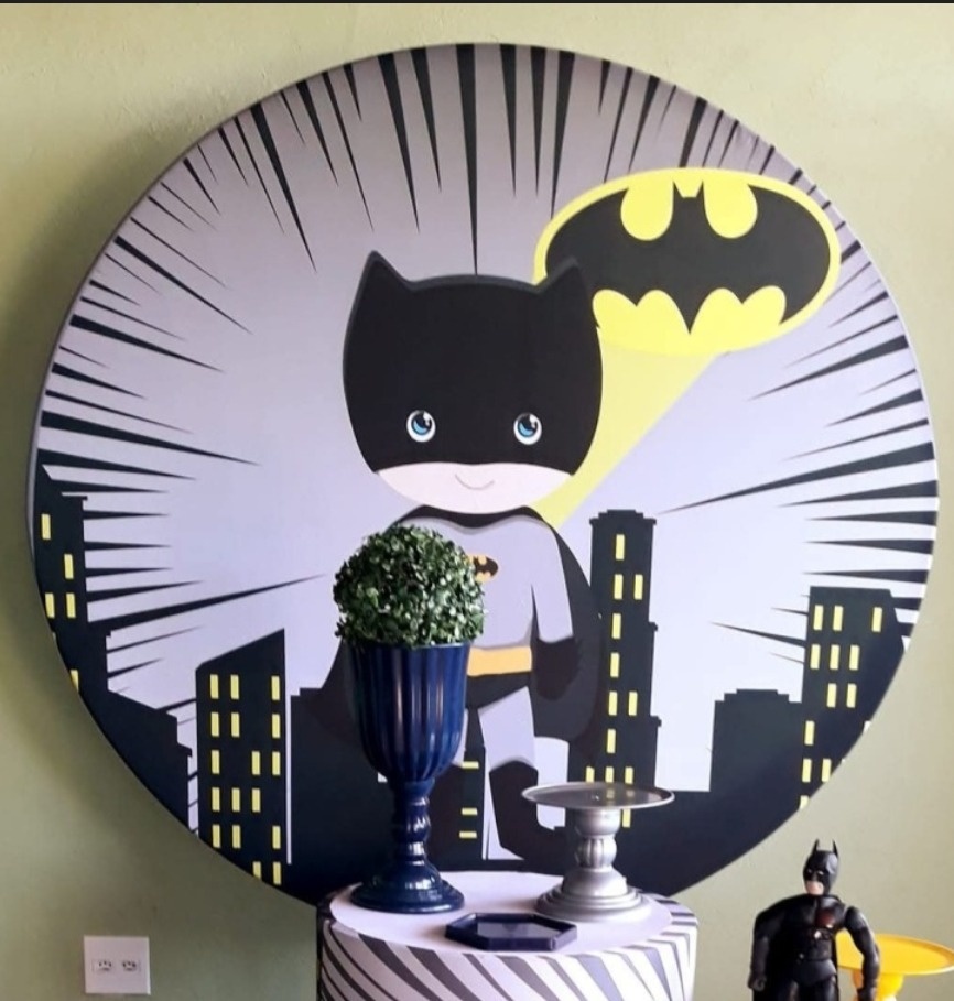 Painel Sublimado Batman Cute - Kecafestas 