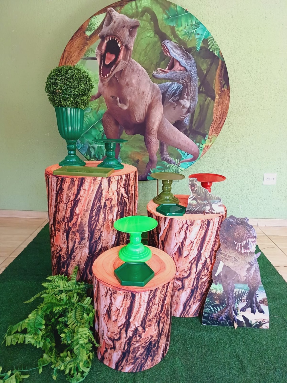 Kit Dinossauro Basic   - Kecafestas 