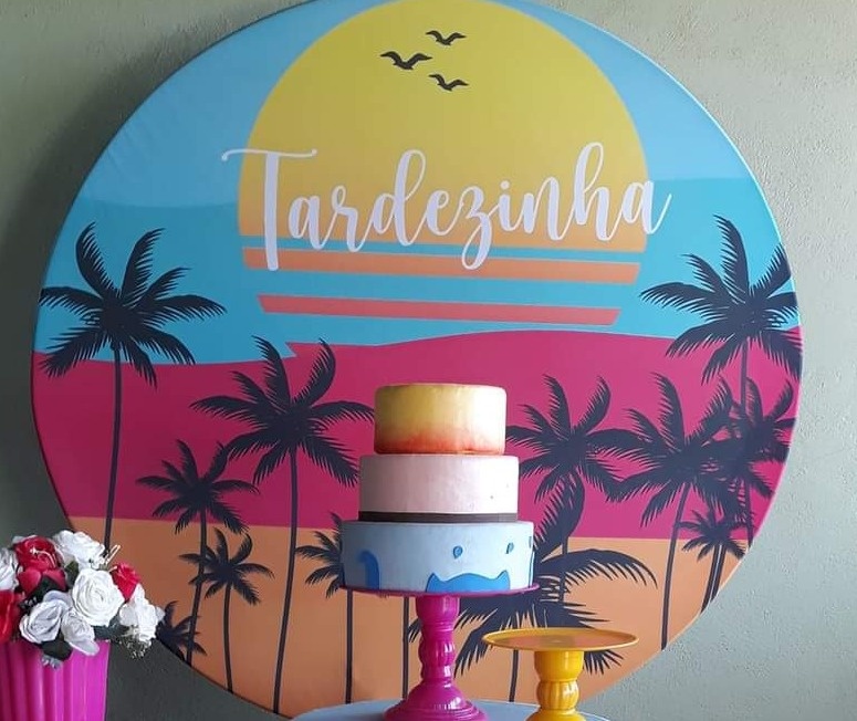 Painel Sublimado Tardezinha 2 - Kecafestas 
