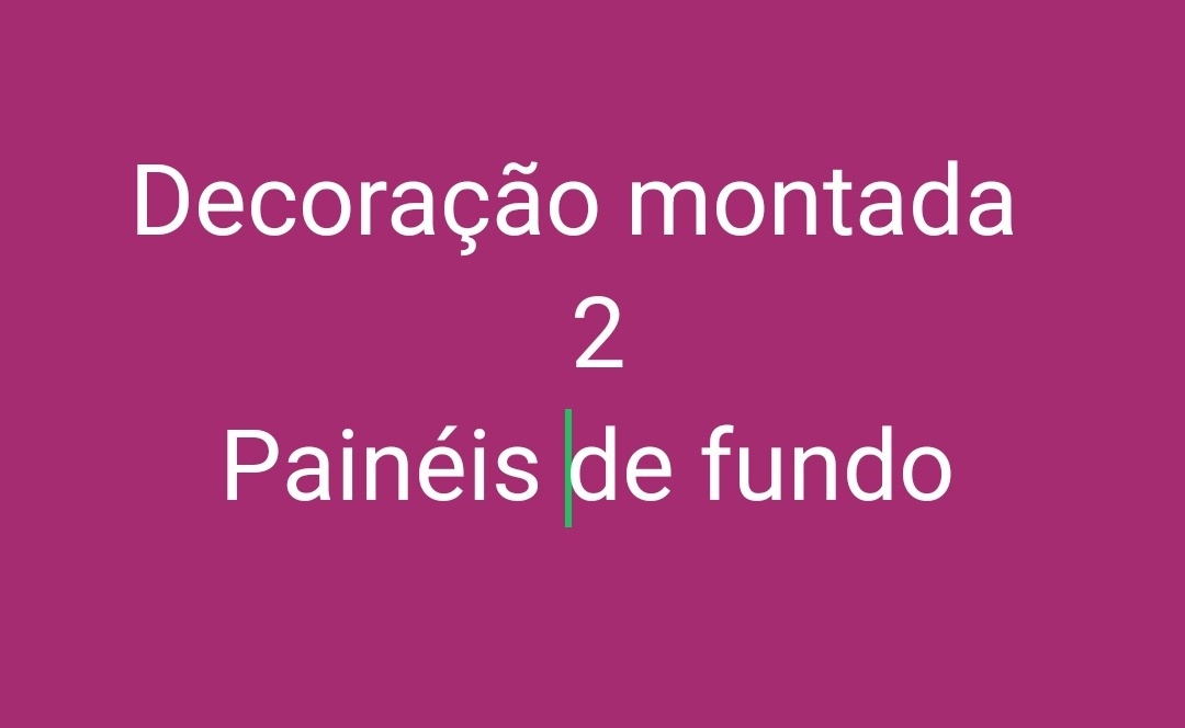 Decoração Montada 2 Painéis  - Kecafestas 