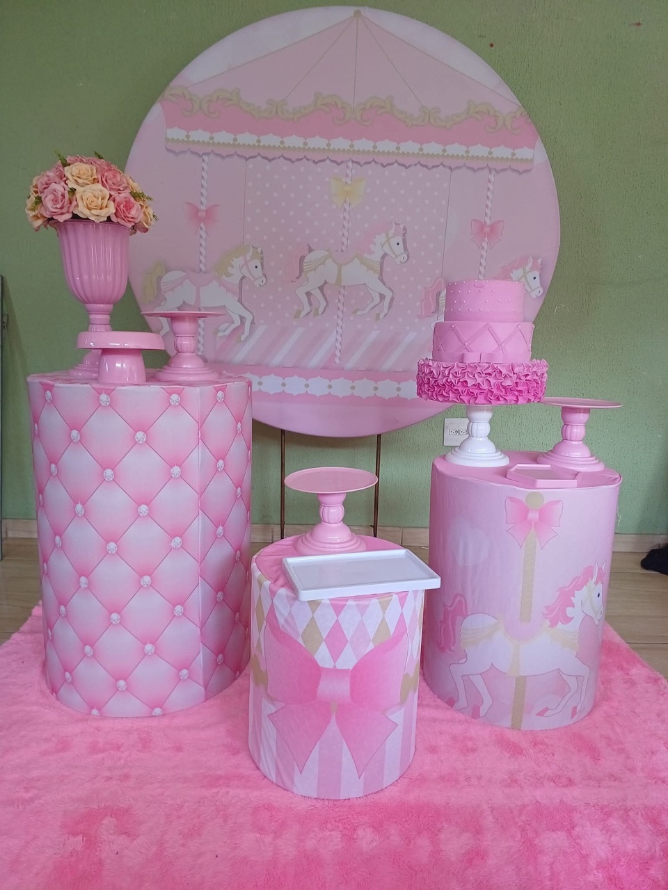 Kit Carrocel Basic    - Kecafestas 