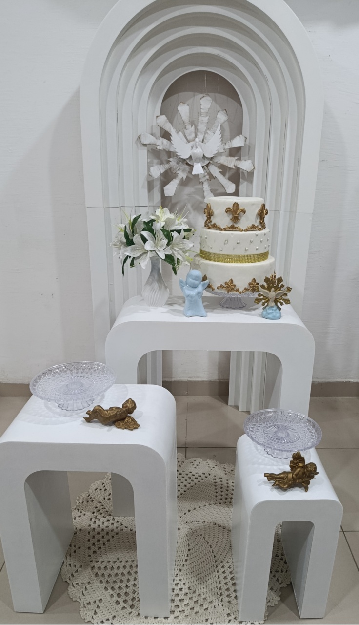 Kit Diamante Batizado Menino - Kecafestas 