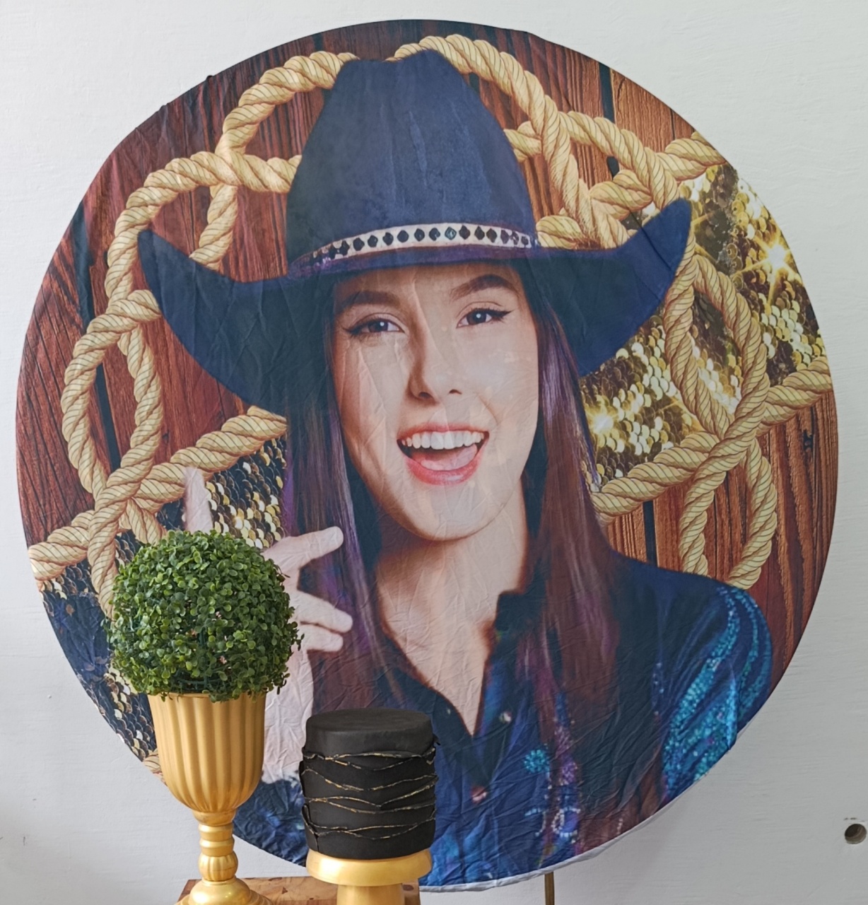 Painel Sublimado Ana Castela  - Kecafestas 