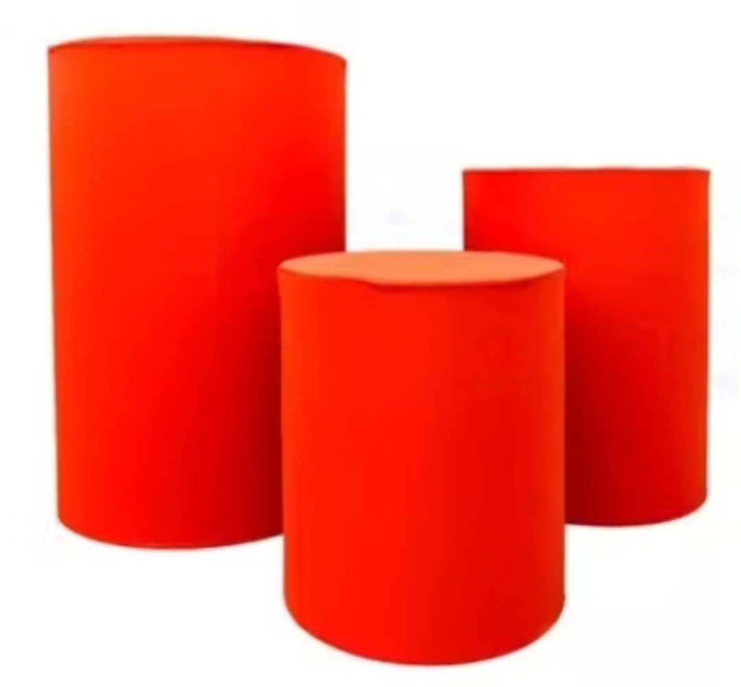 Capa Para Cilindro Laranja M - Kecafestas 
