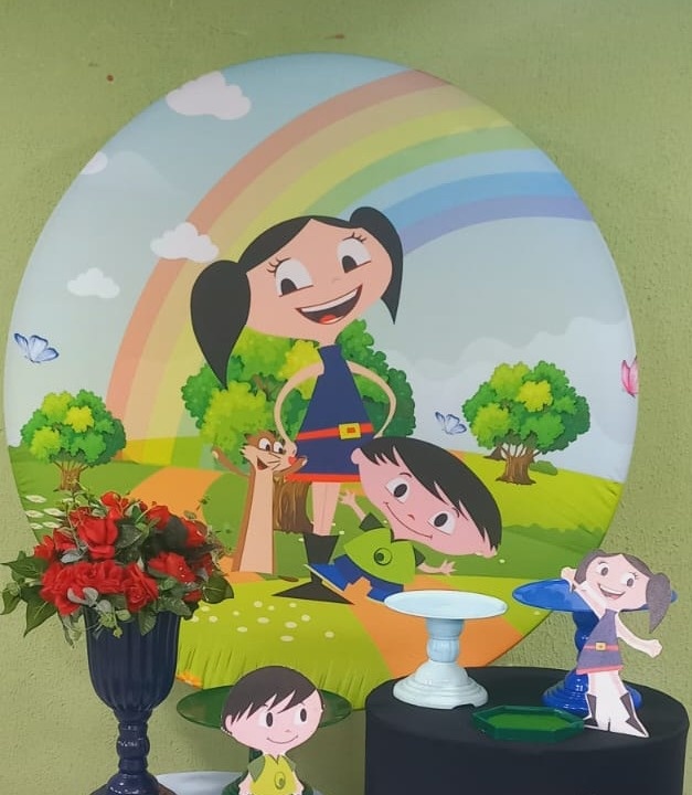 Painel Sublimado Show da Luna  - Kecafestas 