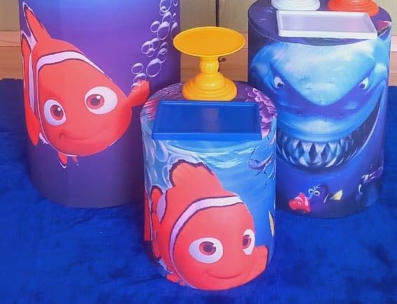 Trio Cilindro Procurando Nemo  - Kecafestas 