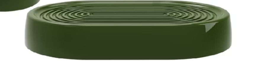 Bandejas Oval Alegra Verde Militar  - Kecafestas 