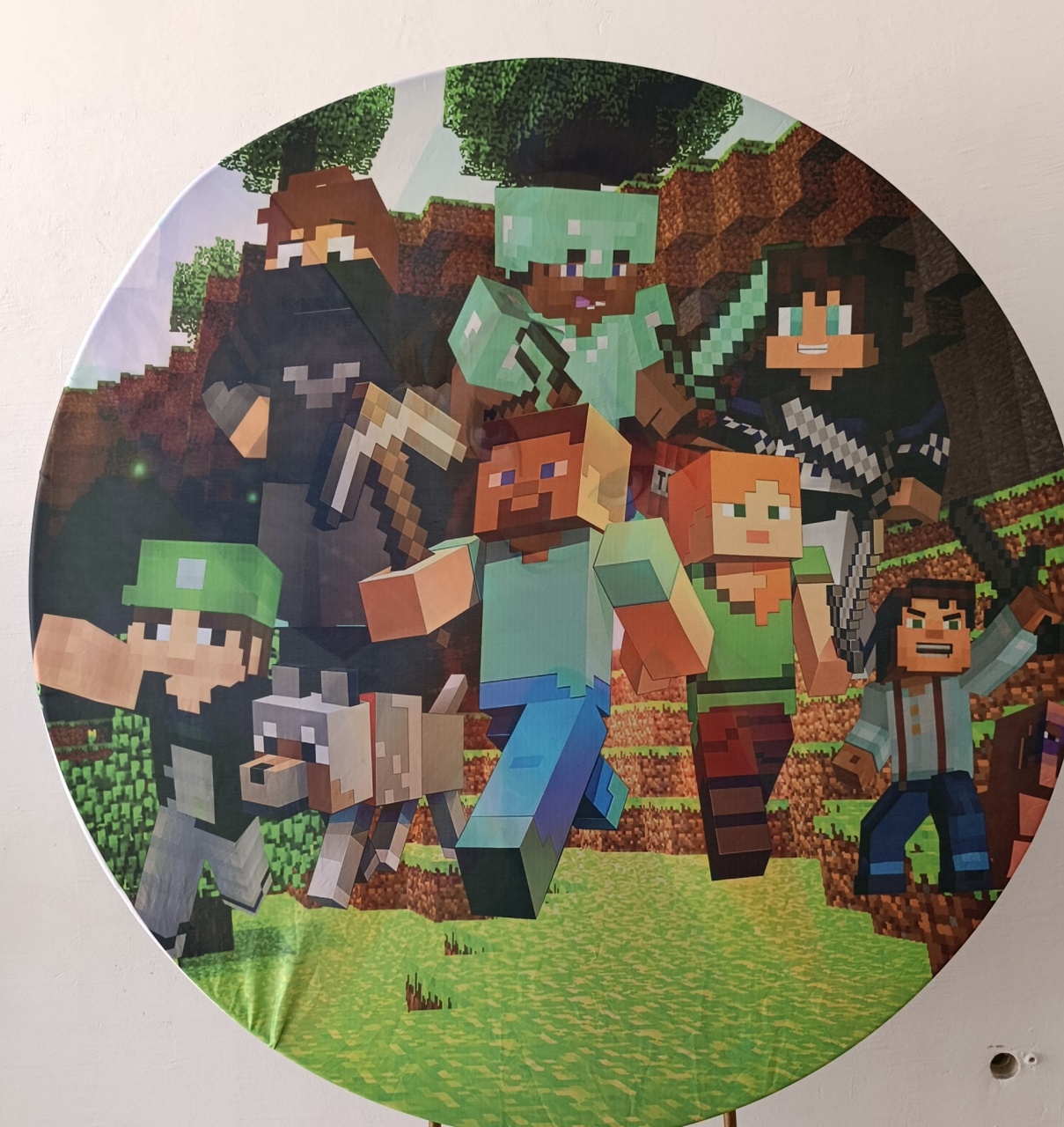 Painel Sublimado Minecraft  - Kecafestas 