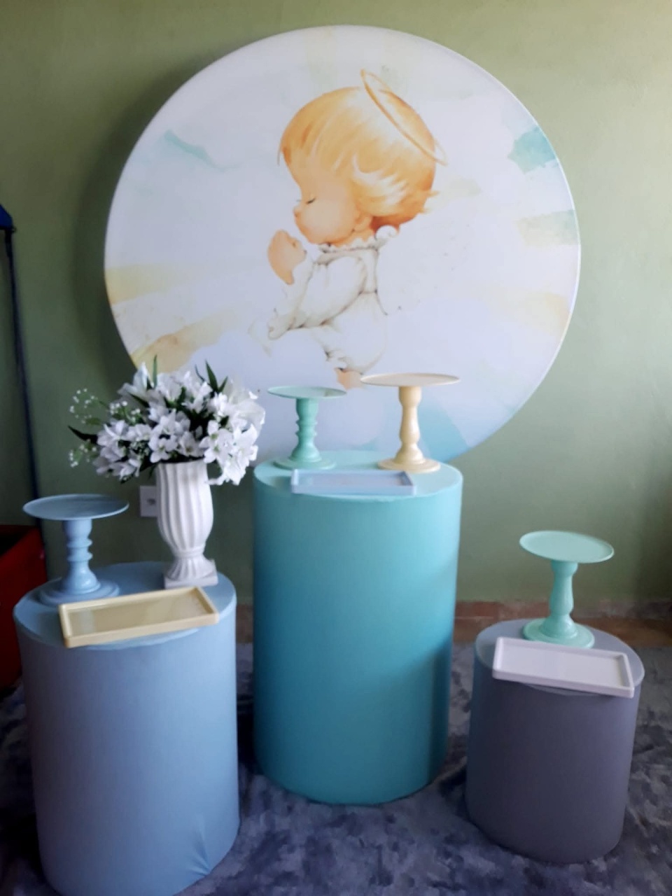 Kit Anjo Azul Basic - Kecafestas 