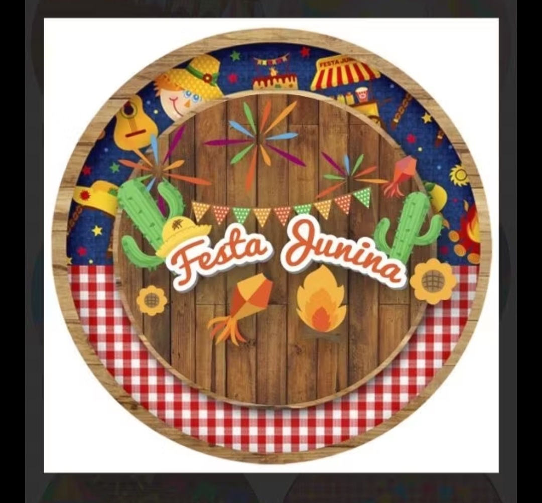Mini Painel Festa Junina  - Kecafestas 