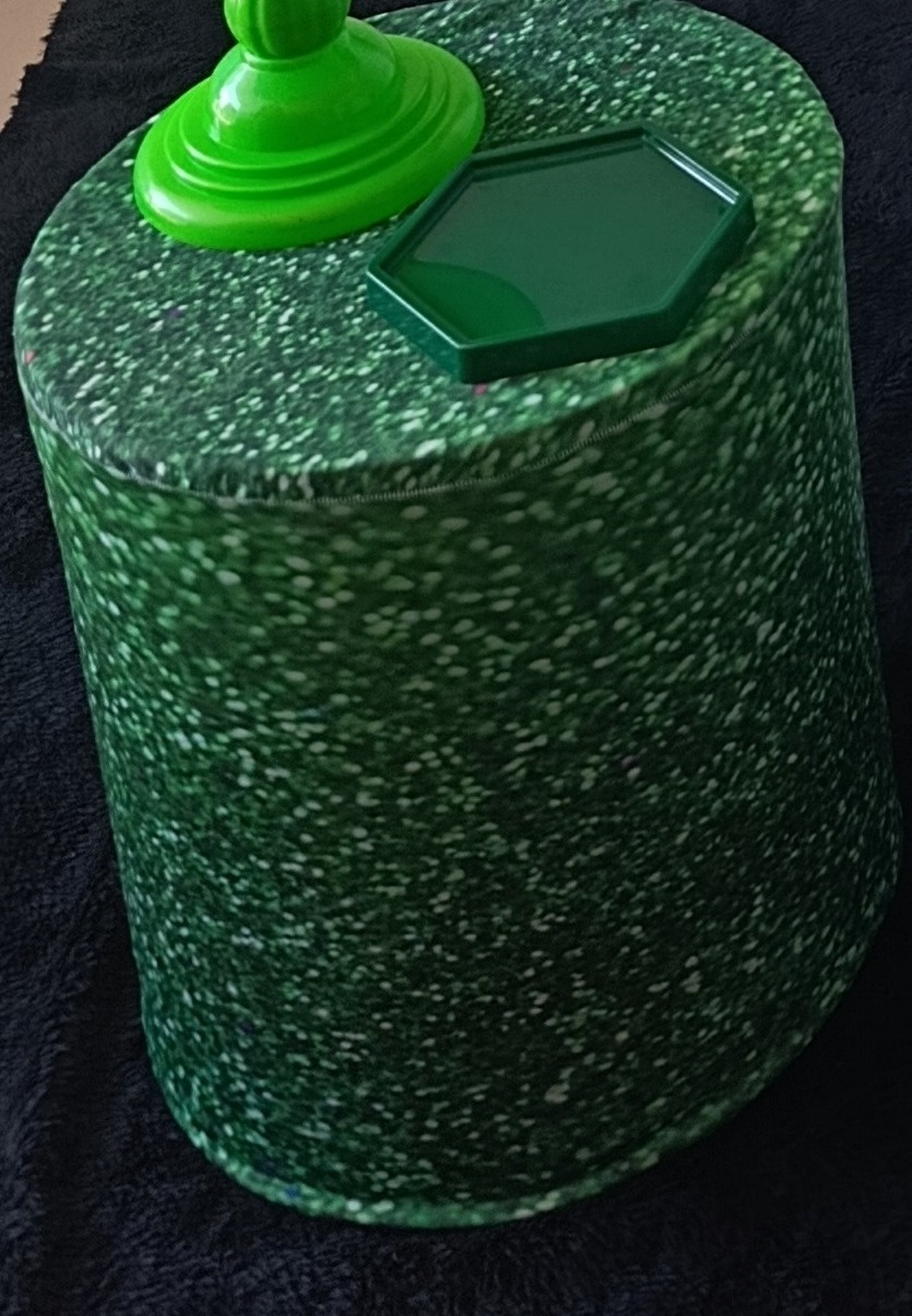 Capa Para Cilindro Glitter Verde P  - Kecafestas 