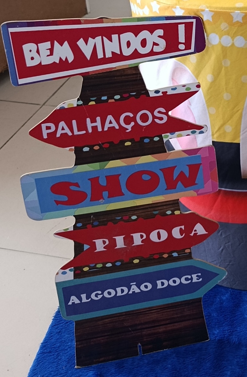Display de Chão Placa Circo - Kecafestas 