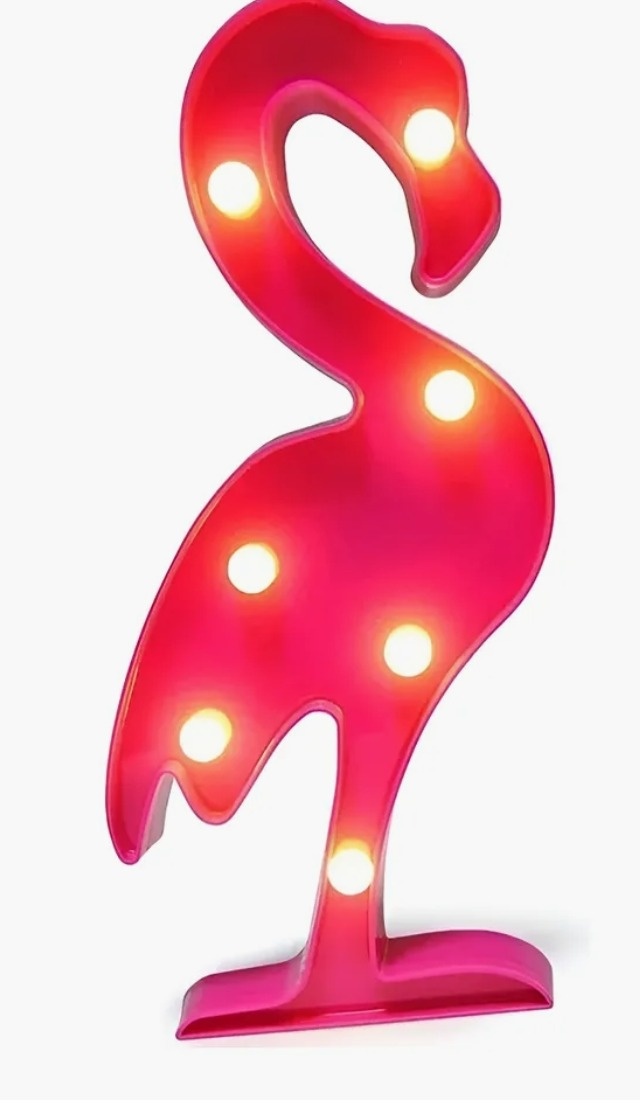 Luminária Flamingo  - Kecafestas 