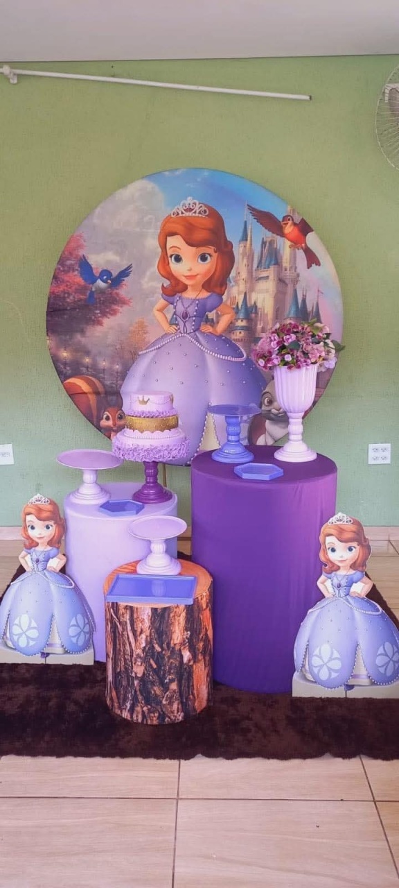 Kit Princesinha Sofia Basic  - Kecafestas 