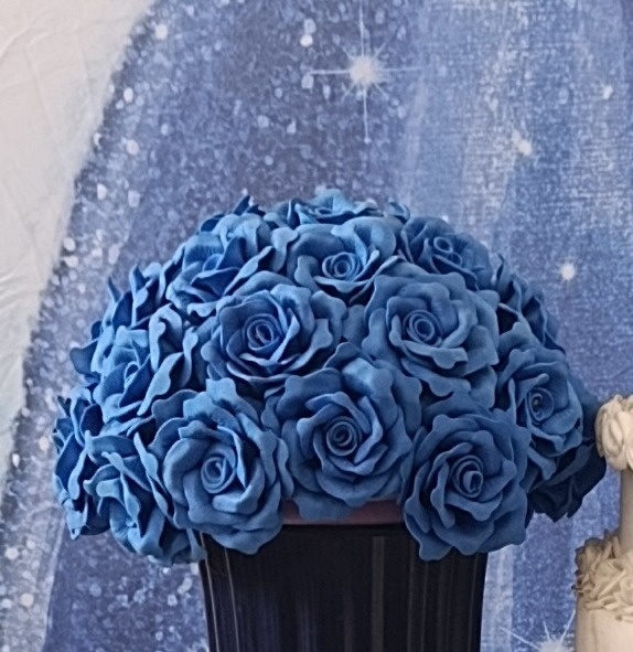 Arranjo Azul Royal  - Kecafestas 