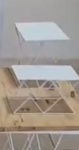 Kit Quadrado Trançado Branco 4 Pecas - imagem 2