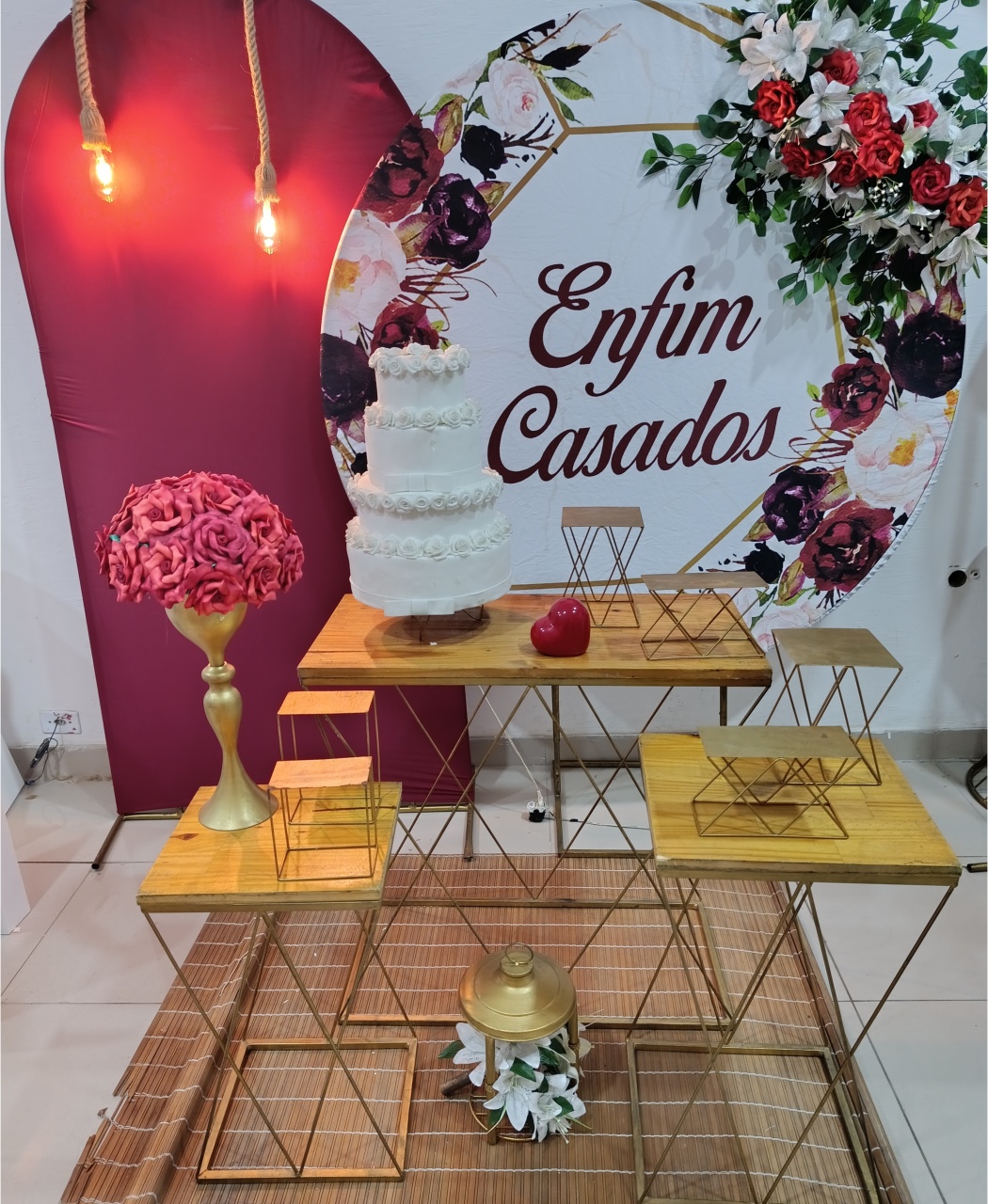 Kit Luxo Painel Redondo - Kecafestas 