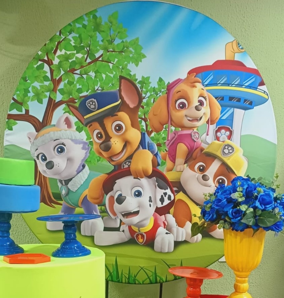 Painel Sublimado Patrulha Canina 2 - Kecafestas 