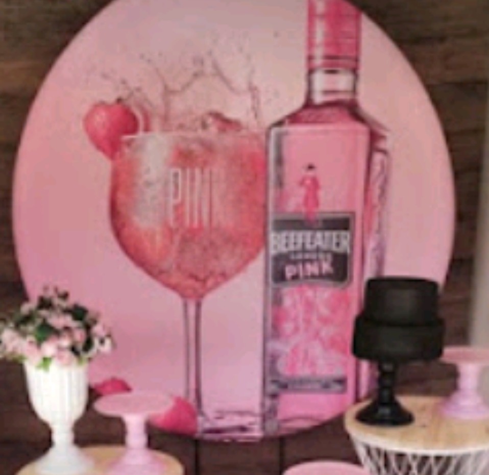 Painel Sublimado Vodka Rosa - Kecafestas 