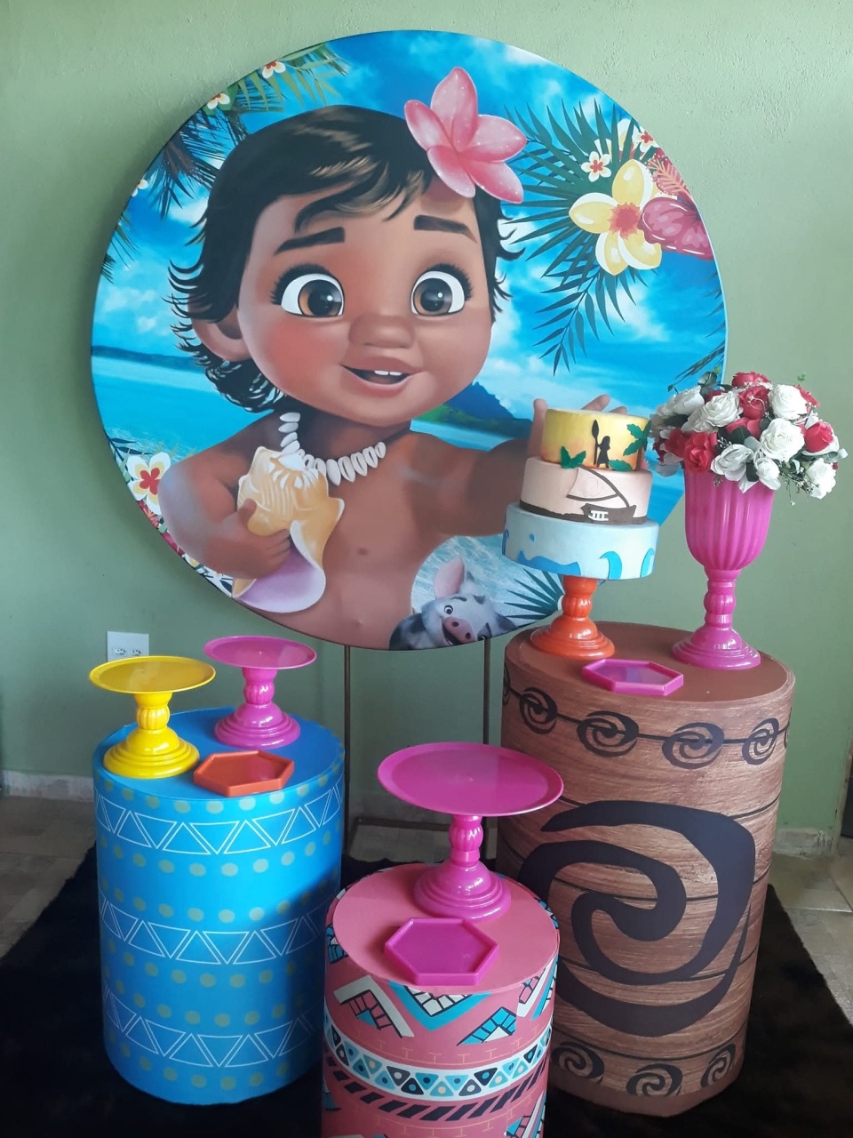 Kit Moana Baby Basic - Kecafestas 