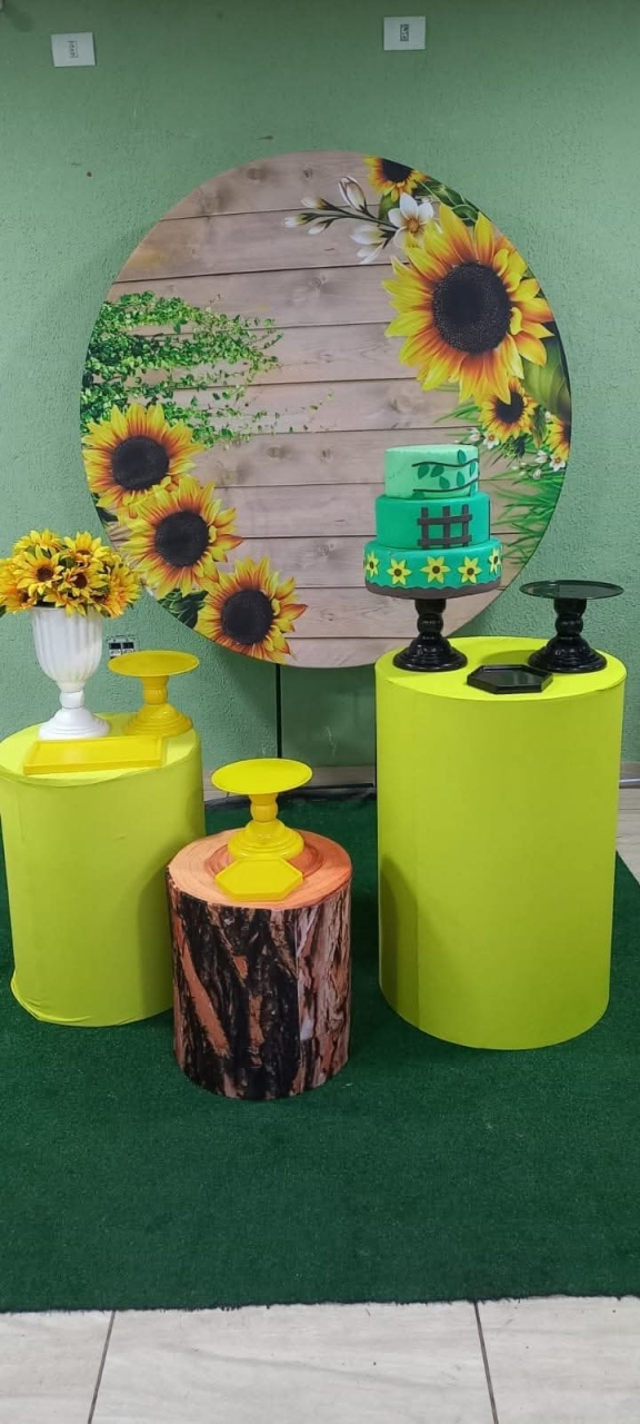 Kit Floral Girassóis Basic      - Kecafestas 